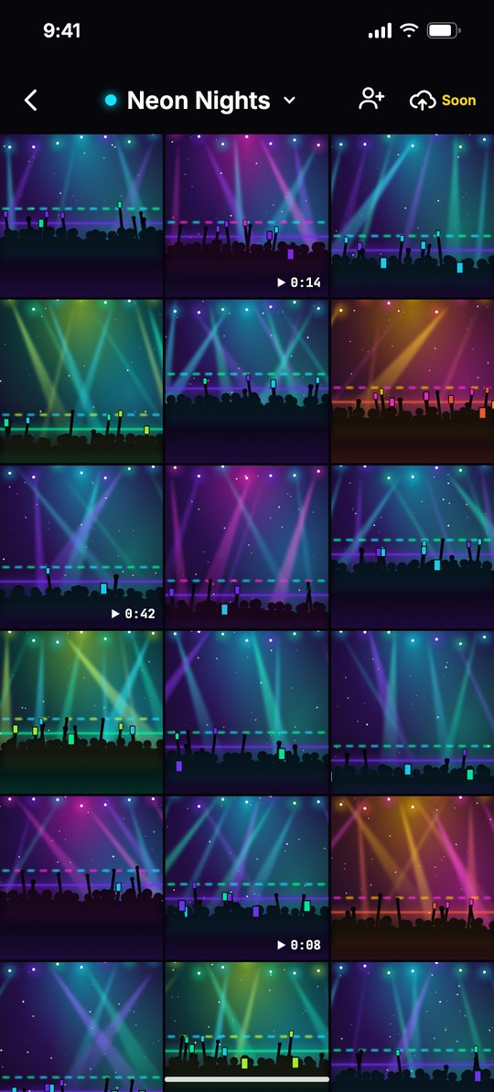 Event gallery with photos and videos